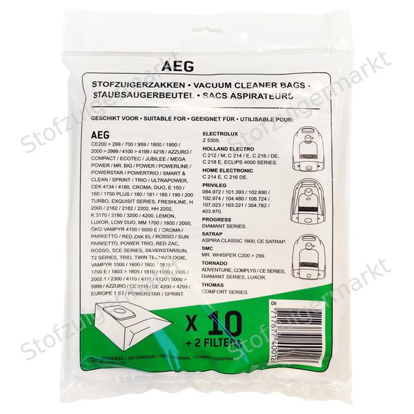 Papieren - stofzuigerzakken - Aeg, Electrolux, SMC - polybag