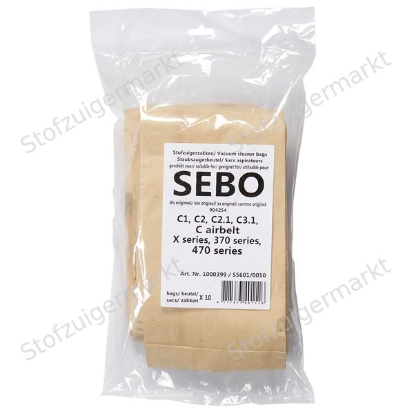 Papieren - stofzuigerzakken - Sebo, Sorma, Tennant - polybag