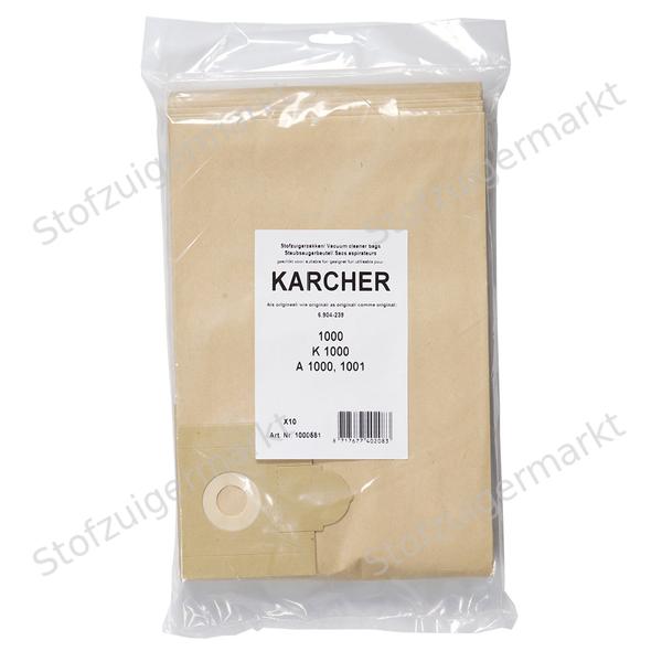 Papieren - stofzuigerzakken - Kärcher - polybag
